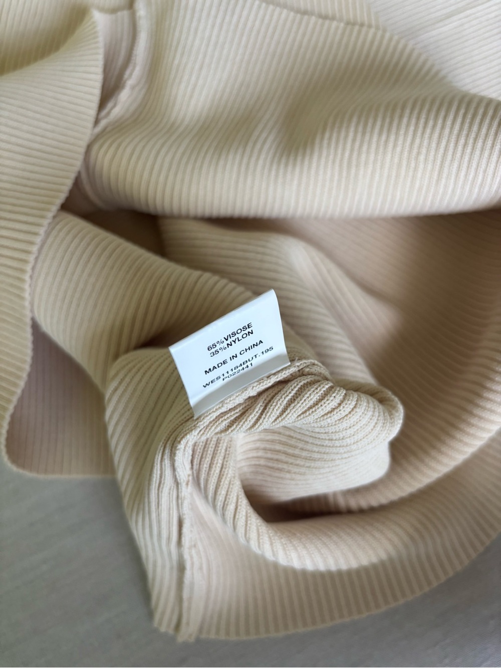 Dissh Ivory Knit Sleeveless Maxi Dress M Minimalist Quiet Luxury - Picture 8 of 8